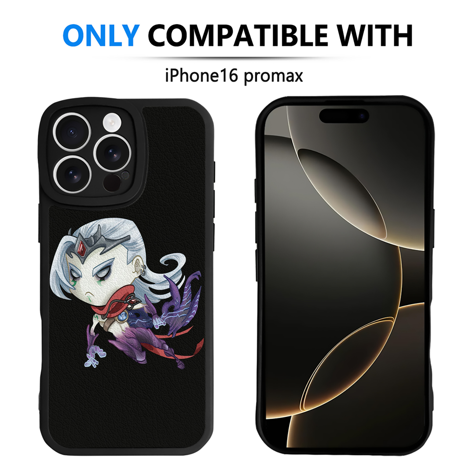 （画像用） リーグ・オブ・レジェンド League of Legends LOL 【iPhone 16シリーズ対応】シリコンスマホケース（レザー調） 材質：シリコン